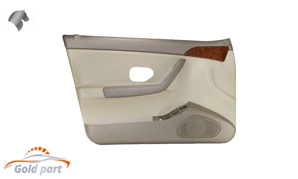 رودی جلو چپ سمند طرح پژواک چرم بژ روشن