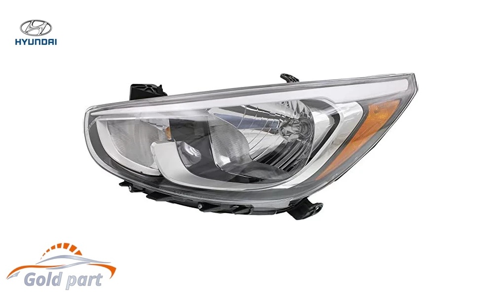 چراغ جلو چپ هیوندای اکسنت