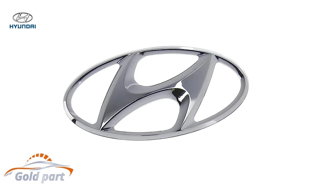 آرم جلو پنجره هیوندای آزرا