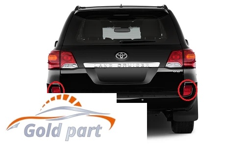 مه شکن عقب راست تویوتا لندکروز