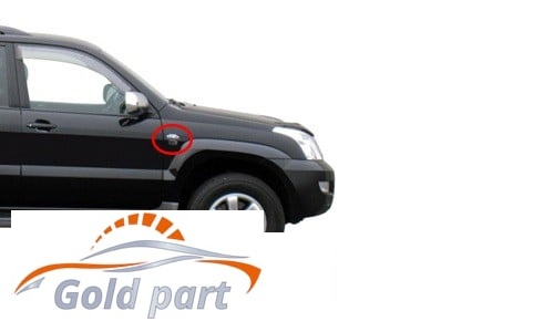 راهنما گلگیر جلو تویوتا پرادو