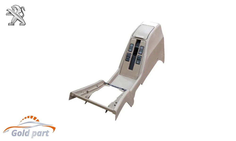 کنسول وسط پژو پارس قدیم بژ با دسته سیم و کلید