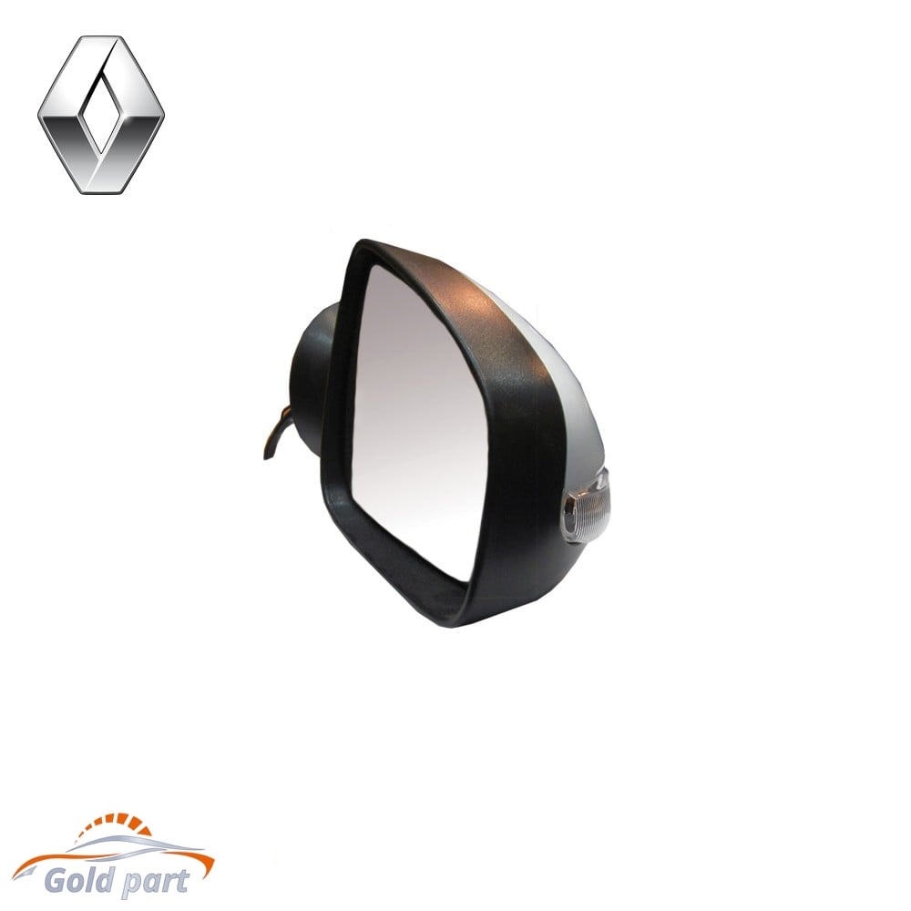 آینه بغل برقی با قاب رنگی سفید راهنمادار چپ رنو ساندرو