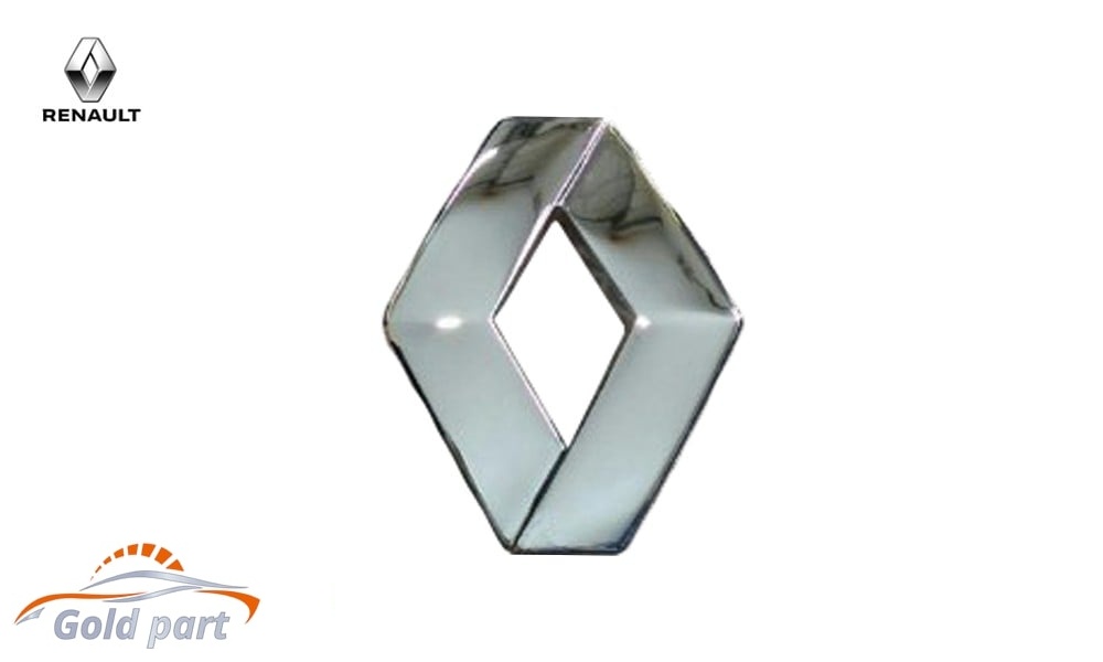 آرم رنو روی جلو پنجره رنو تندر پلاس